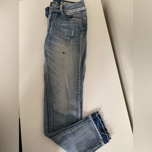 Indigo Rein Jeans Distressed Denim Junior Size 3